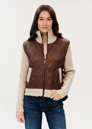 Six / Fifty Melanie Mixed Media Jacket
