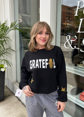 Beyond Zen Wear Cropped Raglan Sweatshirt