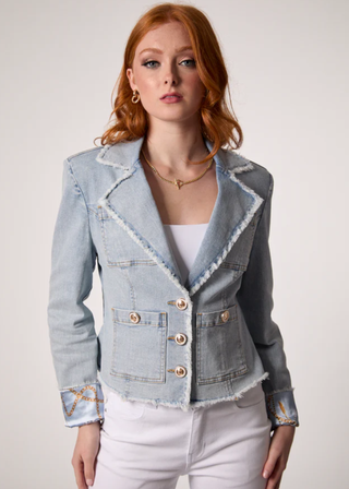 Blue Revival Logan Frayed Blazer