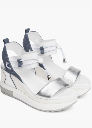 NeroGiardini Bungee Platform Wedge Sandal