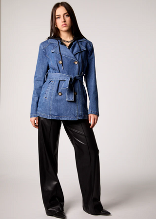 Blue Revival The Gracie Trench Coat