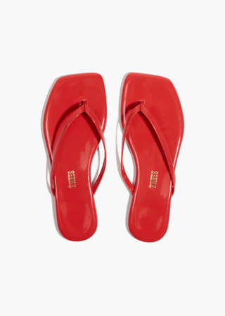 TKEES Square Toe Lily Flip Flop