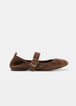 Dark Brown Suede