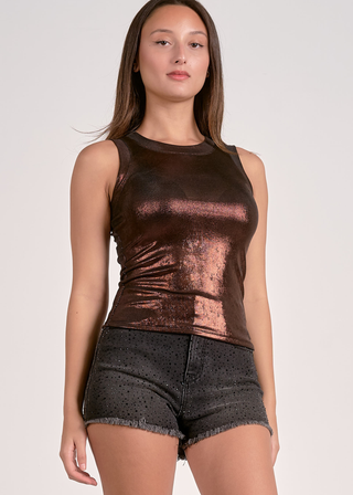 Elan Glitter Tank Top - MD