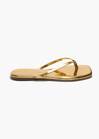 TKEES Mirror Square Toe Lily Flip Flop