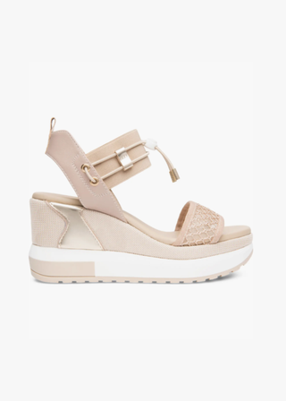 NeroGiardini Bungee Platform Wedge Sandal