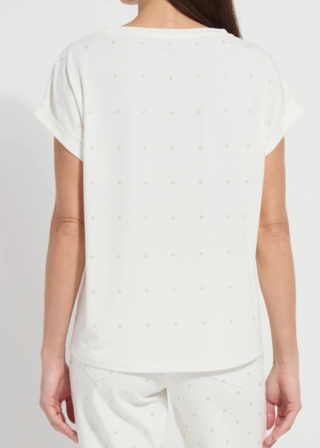 Lysse Nisha Metal Pearl Top