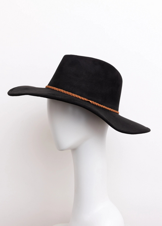 Wide Brim Braided Bolero Hat