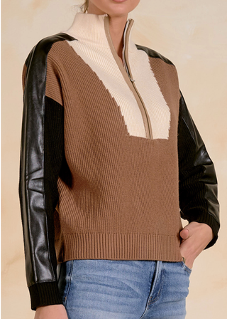 Elan Color Block Sweater