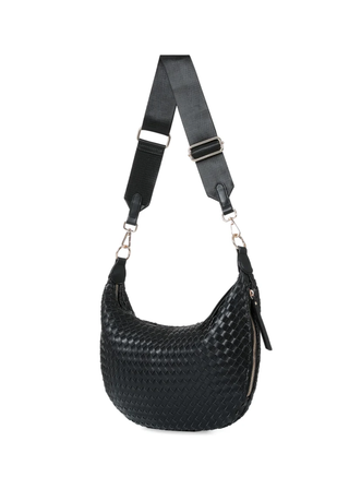 Haute Shore Rowe Jet Woven Sling Bag