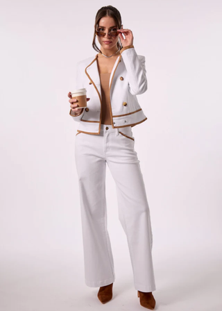 Blue Revival Sadie Mid Rise Wide Leg