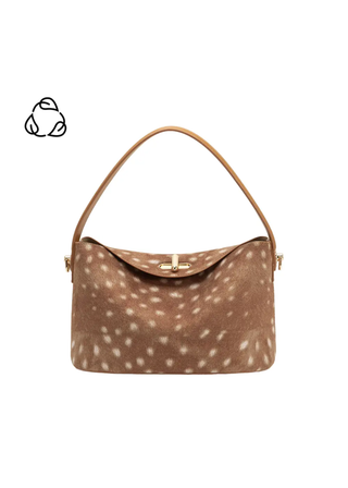 Melie Bianco Lana Bambi Recycled Vegan Leather Crossbody Bag