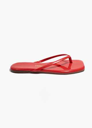 TKEES Square Toe Lily Flip Flop