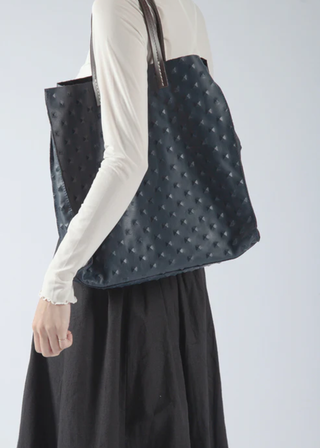 All Black Footwear Pebble Purse