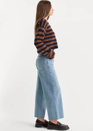Good American Vintage Wide Crop Jeans