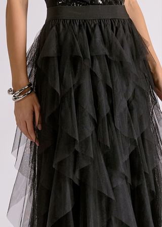 Elan Multilayered Tulle Skirt