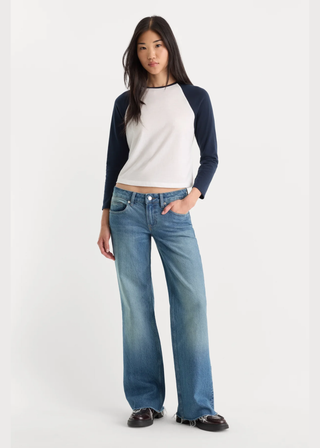 Good American Vintage Low Loose Jeans