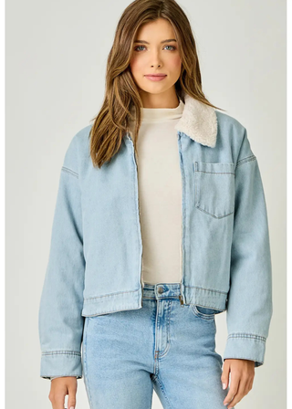 Mystree Blouson Denim Jacket