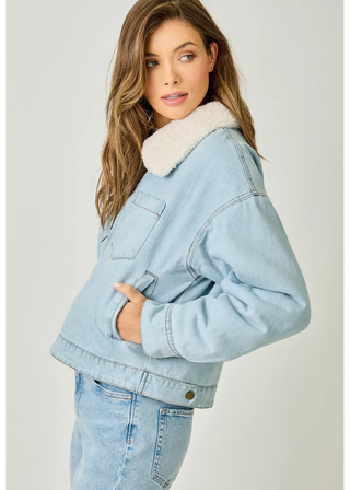 Mystree Blouson Denim Jacket