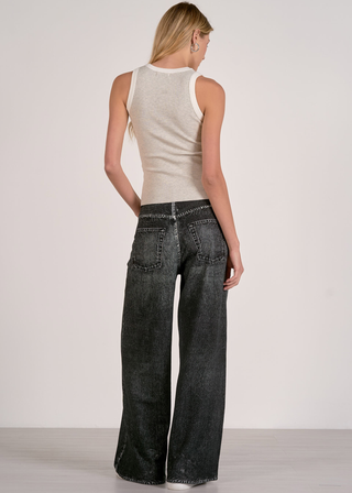 Elan Contrast Trim Tank Top