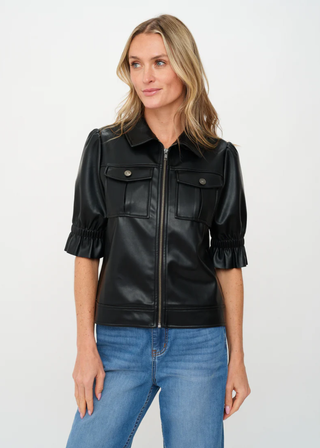 Six / Fifty Jennifer Faux Leather Jacket