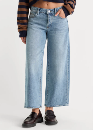 Good American Vintage Wide Crop Jeans