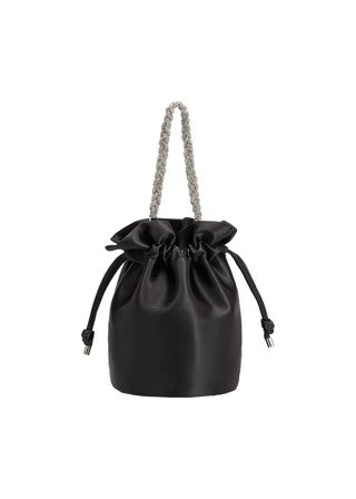 Melie Bianco Jeane Satin Top Handle Bag