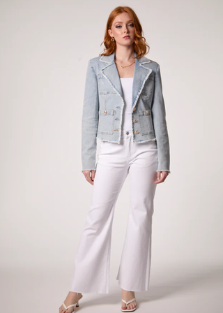 Blue Revival Logan Frayed Blazer