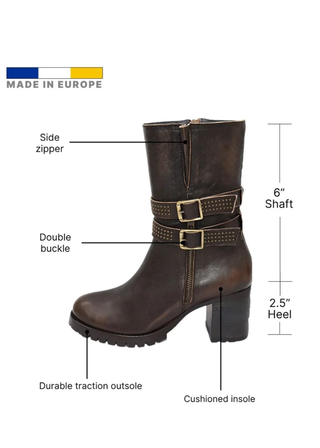 Eric Michael Mariska Heeled Boot
