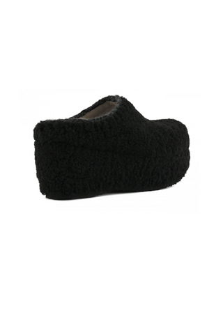 MOU Curly Sheepskin Clog