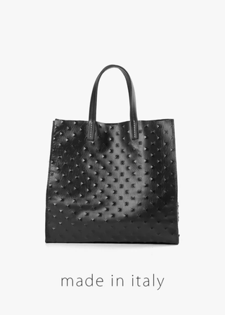 All Black Footwear Pebble Purse