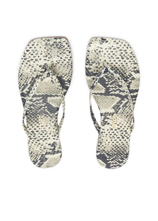 TKEES Square Toe Exotic Flip Flop