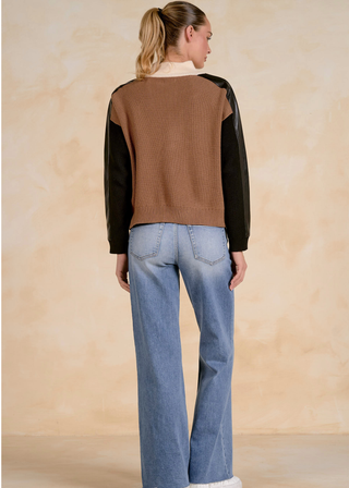 Elan Color Block Sweater