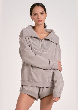 Elan 1/4 Zip Collared Sweater