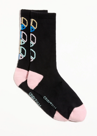 Spiritual Gangster Peace Emblem Crew Socks