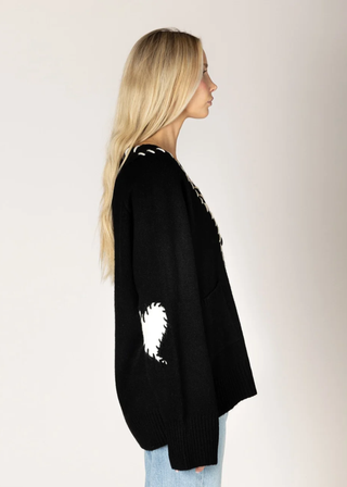 Lyla +Luxe Shyla Heart Cardigan