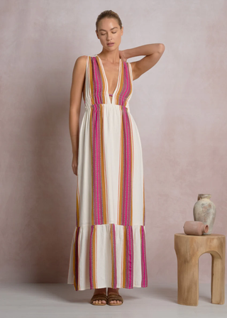 Elan Cieran Halter Maxi Dress
