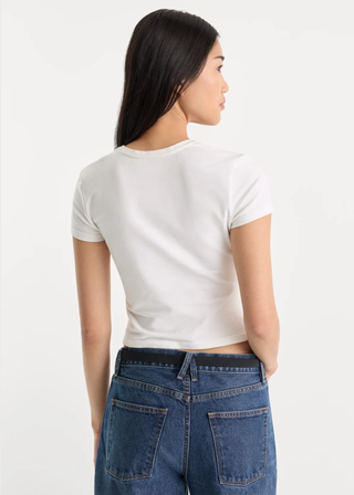 Good American Super Stretch Baby Tee