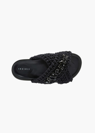 Inuikii Woven Stones Platform Slides