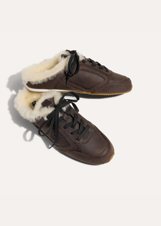 Yosi Samara Uptown Fur Slip On Sneaker