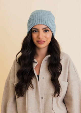 Toasty Waffle Puff Beanie
