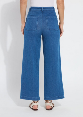Lysse Mallory Sailor Hi Waist Wide Leg Denim (28" Inseam)