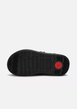 FitFlop F-MODE Stack Leather Toe-Post Sandals