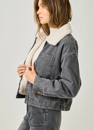 Mystree Blouson Denim Jacket