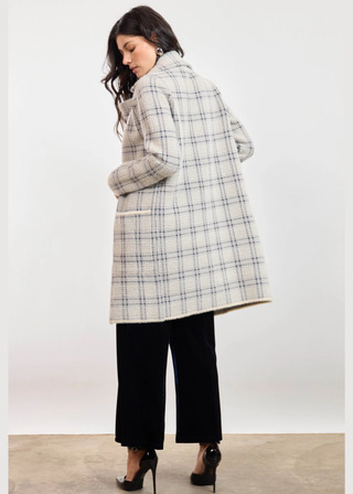 Sage the Label Marlo Plaid Coat