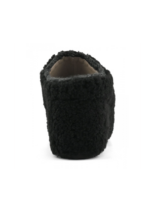 MOU Curly Sheepskin Clog