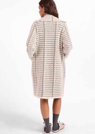 Sage the Label Marceau Houndstooth Coat