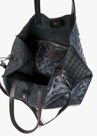 All Black Footwear Pebble Purse