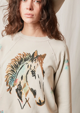People of Leisure High Plains Stencil Sweatshirt