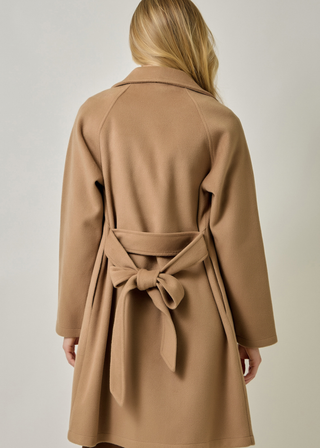 Mystree Lapel Collar Robe Coat
